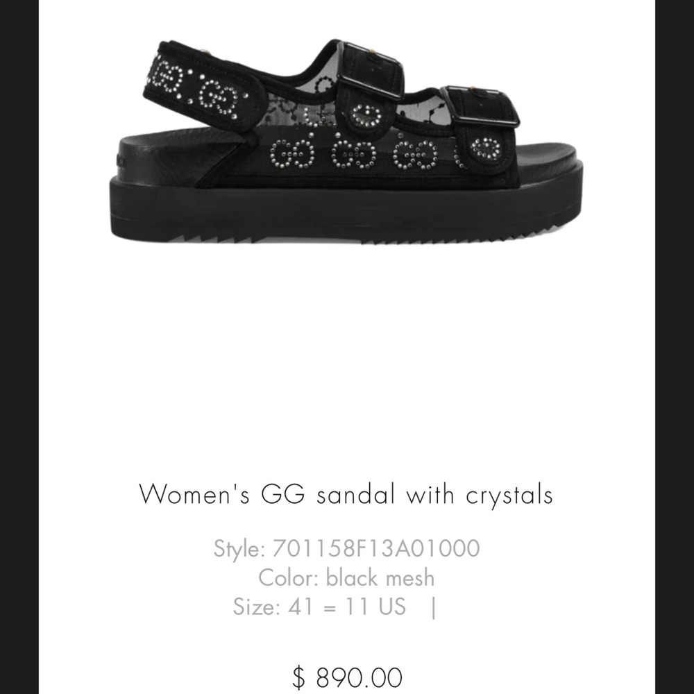 SOLD!!!! Gucci sandals!!! NIB